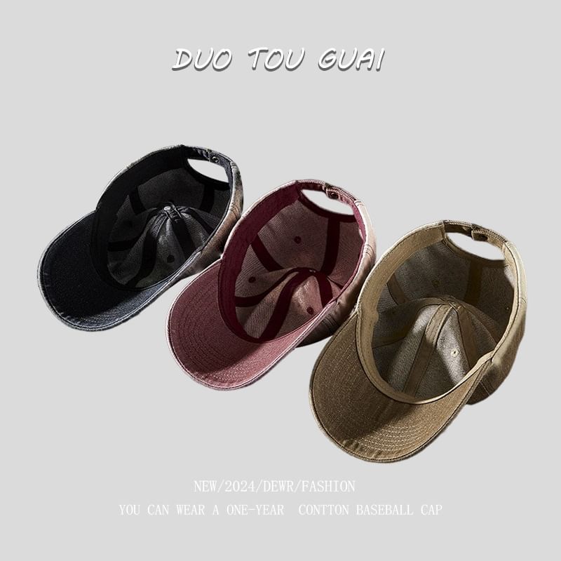 Baseball Denim Cap Washed