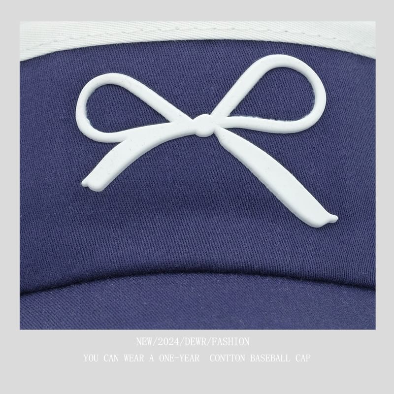 Bow Sun Contrast Trim Visor