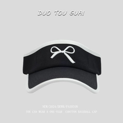 Bow Sun Contrast Trim Visor