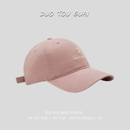 Number Embroidered Cap Baseball