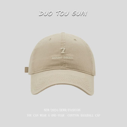 Number Embroidered Cap Baseball