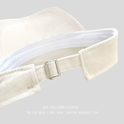 Sun Embroidered Visor Bow