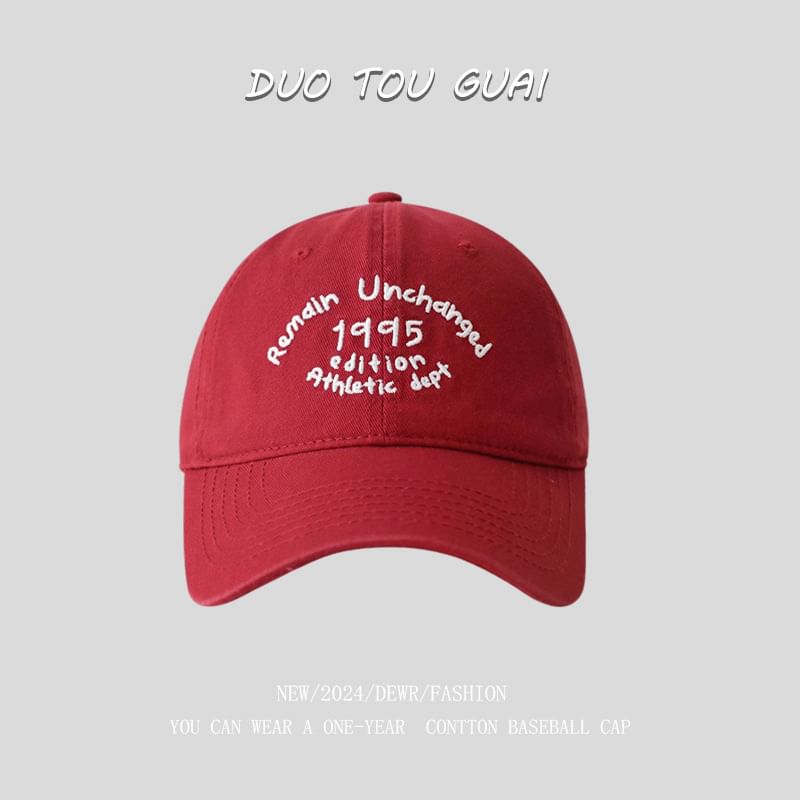 Cap Embroidered Lettering Baseball