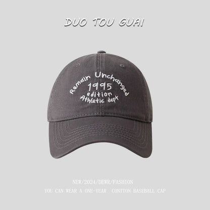 Cap Embroidered Lettering Baseball