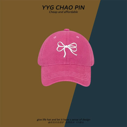 Baseball Bow Cap Embroidered