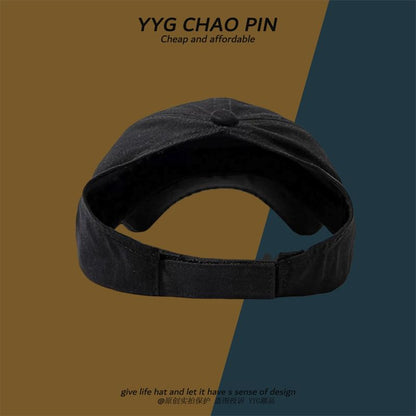 Open Top Baseball Number Cap Embroidered