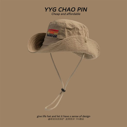 Boonie Lettering Hat Embroidered