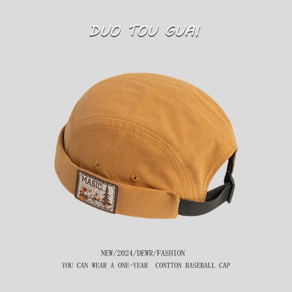 Brimless Applique Hat