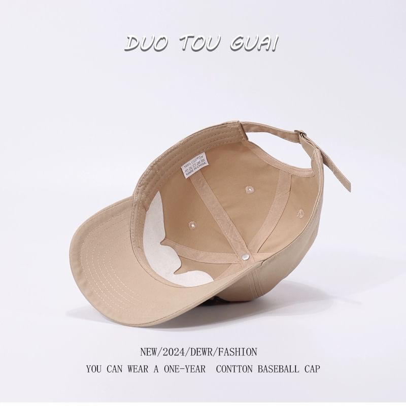 Cap Embroidered Baseball Lettering