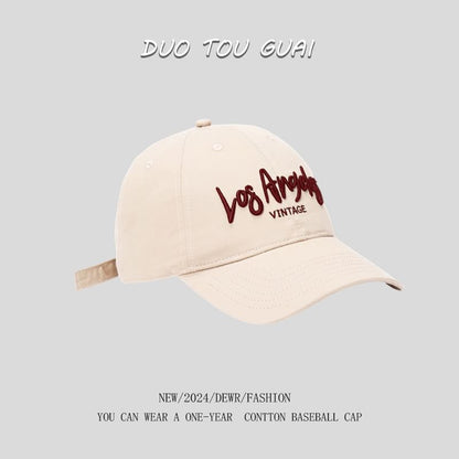 Cap Embroidered Baseball Lettering