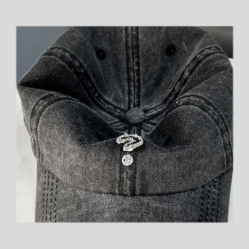 Mark Cap Baseball Distressed Question