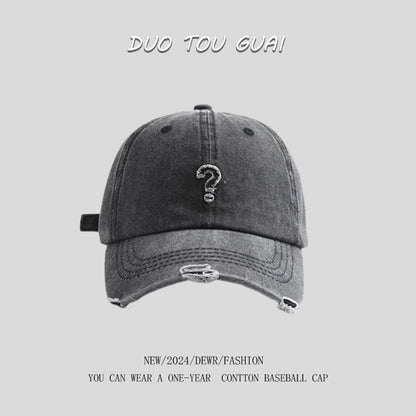 Mark Cap Baseball Distressed Question