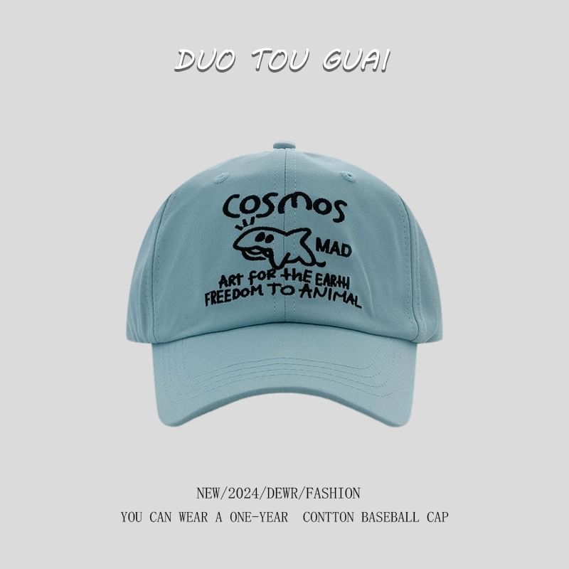 Cap Lettering Baseball Embroidered