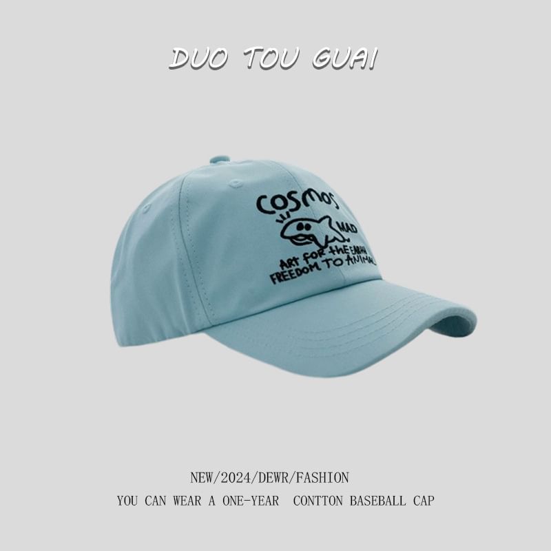 Cap Lettering Baseball Embroidered