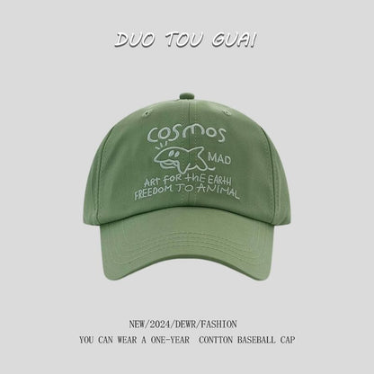 Cap Lettering Baseball Embroidered