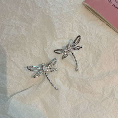 Cuff Ear Dragonfly Floral Alloy /