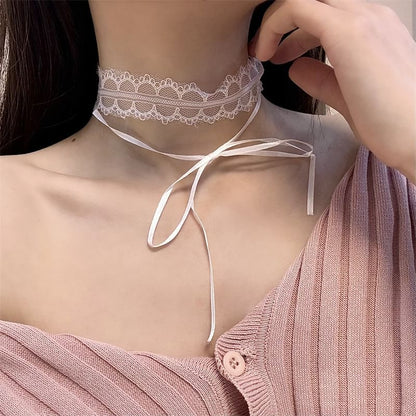Lace Choker Ribbon