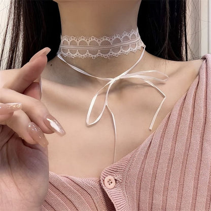 Lace Choker Ribbon