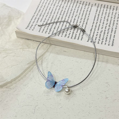 Alloy Butterfly Choker