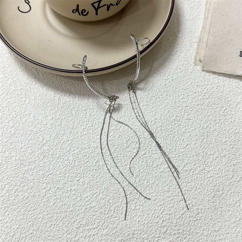 Cuff Rhinestone Ear Fringed