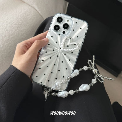 Case Polka Phone Heart Dot