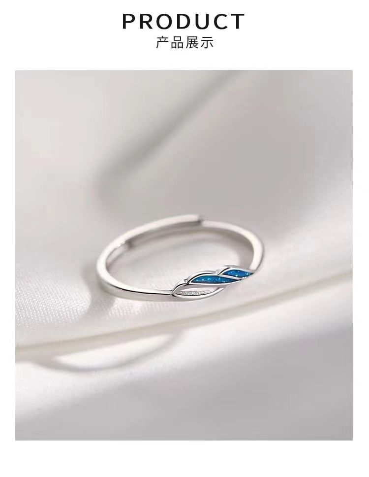 Wave Sterling Silver Open Ring