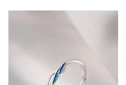 Wave Sterling Silver Open Ring