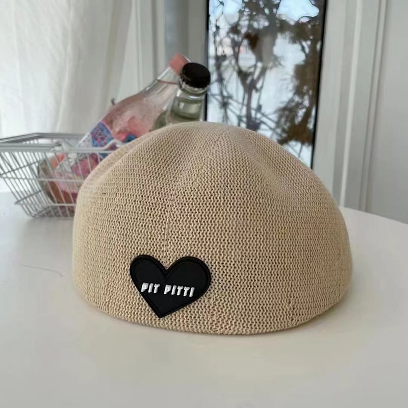Beret Knit Heart