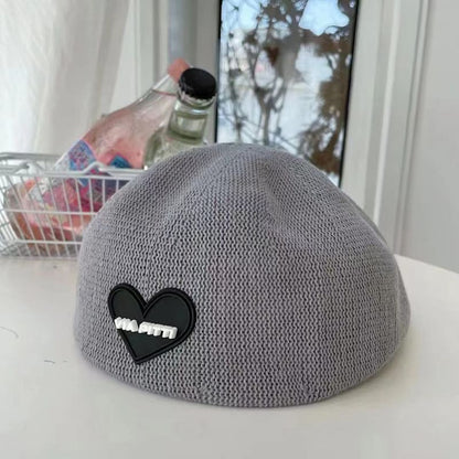Beret Knit Heart