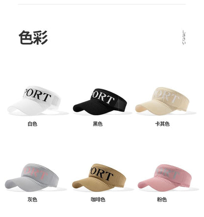 Knit Visor Lettering