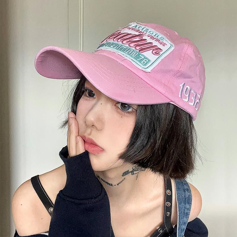 Cap Embroidered Baseball Lettering Applique