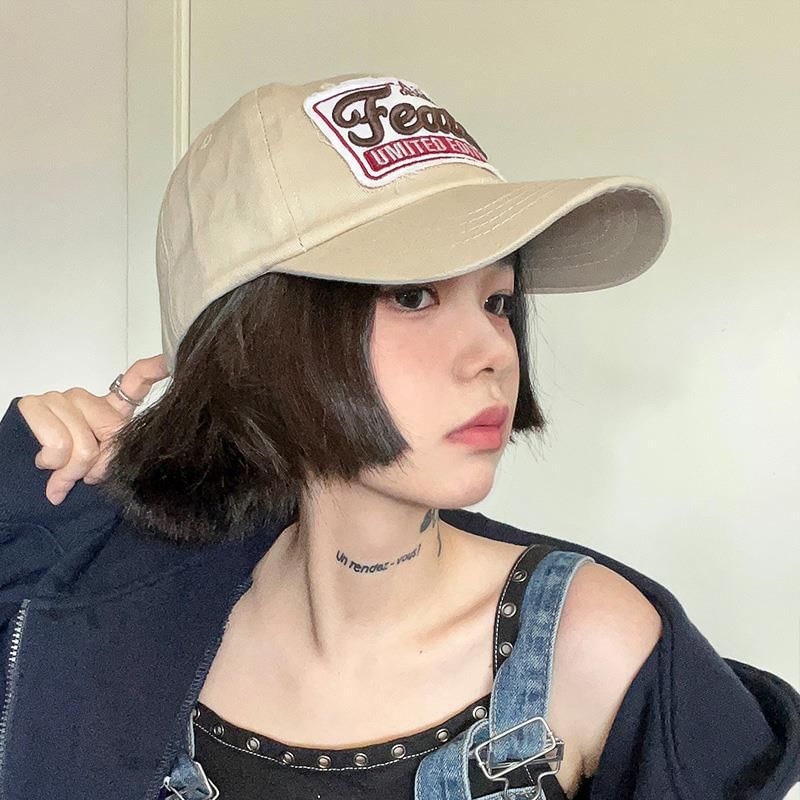 Cap Embroidered Baseball Lettering Applique