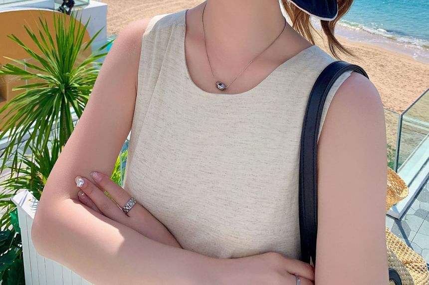 Ruched Panel Bow Hat Sun