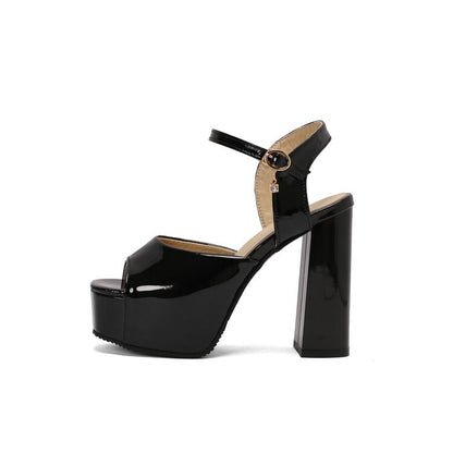 Platform Chunky Heel Sandals