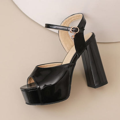 Platform Chunky Heel Sandals