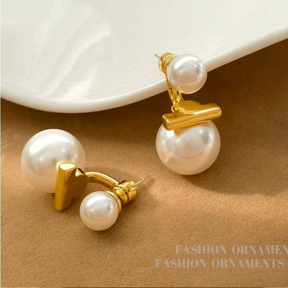 Faux Pearl Alloy Ear Jacket