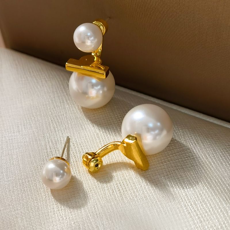 Faux Pearl Alloy Ear Jacket