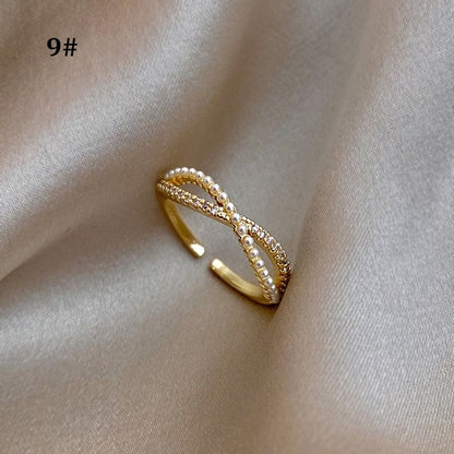 Embellished Ring Designs) Alloy (Various Open