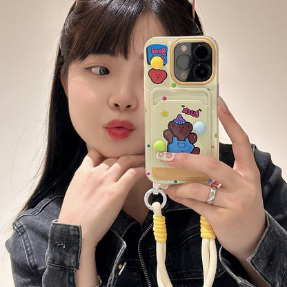 Phone Bear Case Holder Card
