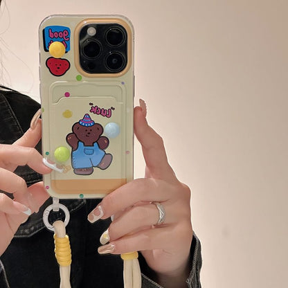 Phone Bear Case Holder Card