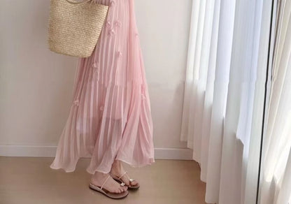 Sleeveless Plain Maxi A