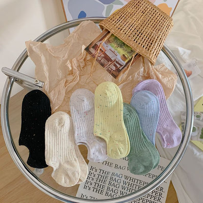 Ribbed No Show Socks Set