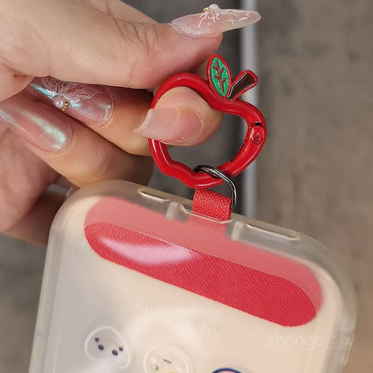 Breloque pour téléphone avec clip en alliage d'Apple / cordon / ensemble