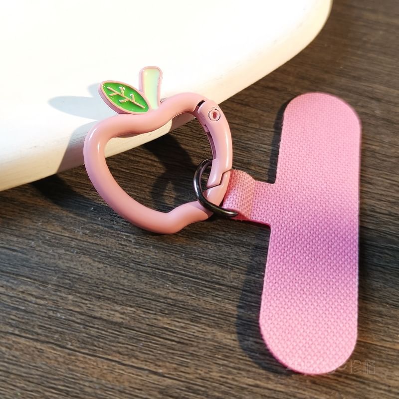 Breloque pour téléphone avec clip en alliage d'Apple / cordon / ensemble