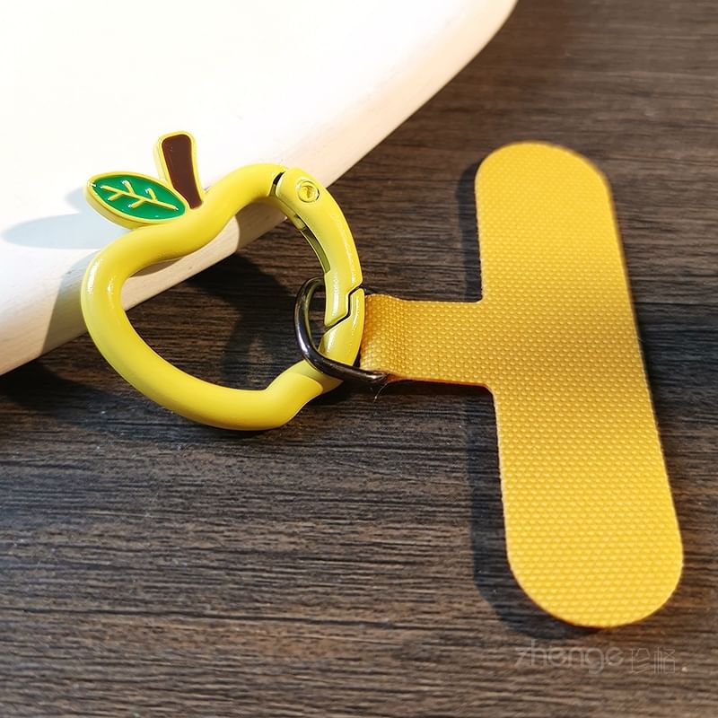 Breloque pour téléphone avec clip en alliage d'Apple / cordon / ensemble