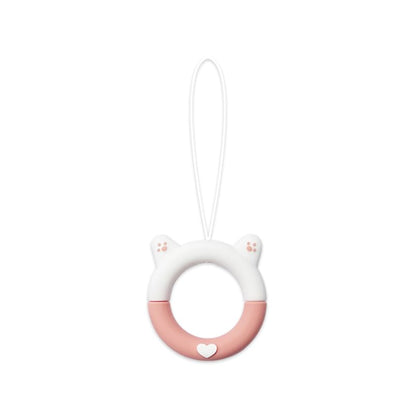 Charm/set de téléphone en silicone en forme de chat