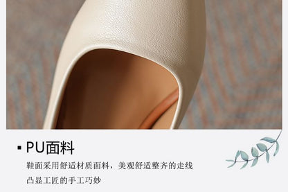 Pumps Pointed Heel Block