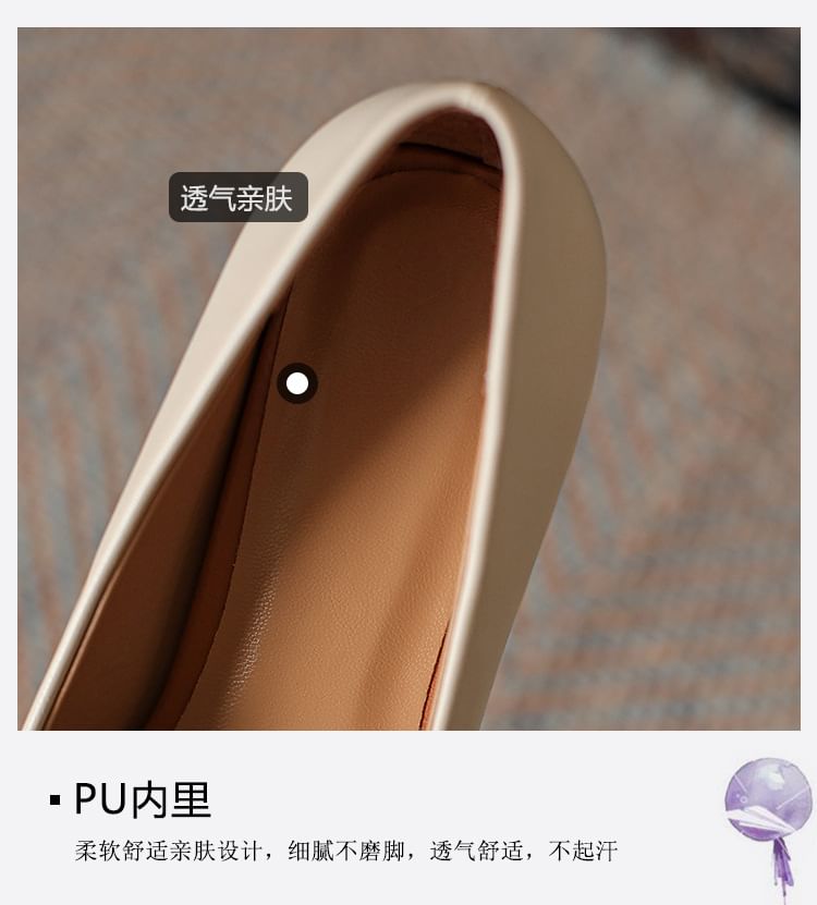 Pumps Pointed Heel Block