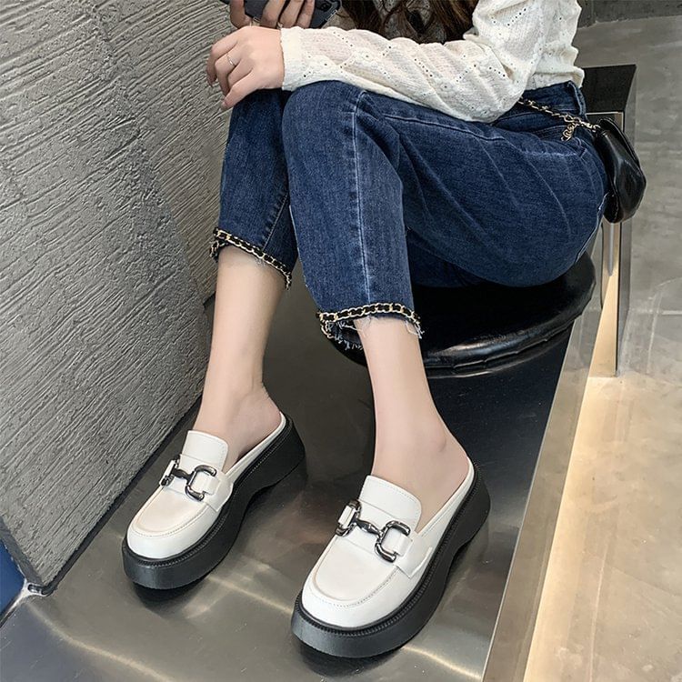 Mules Platform Horsebit