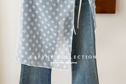 Lace Half Apron Skirt